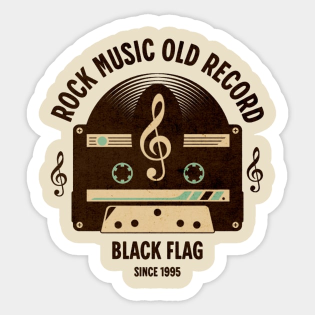 vintage cassette old music record b7 Sticker by fajarbaru